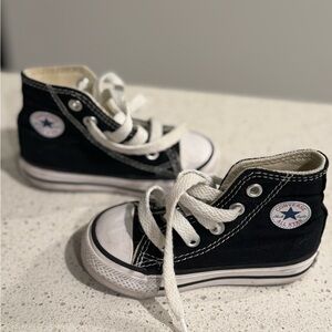 Converse Kids High-Top Sneakers - Black